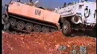 UNIFIL and IDF clash 23th of July 1990 round 2 Lebanon [upl. by Janelle]