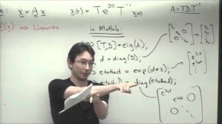 ME564 Lecture 8 2x2 systems of ODEs with eigenvalues and eigenvectors phase portraits [upl. by Ardussi]