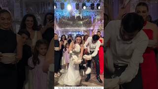 In Russian weddings the husband and wife and the gastr have to break the pot।shortvideo [upl. by Melonie]