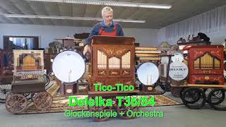 Tico Tico auf Deleika Drehorgel T3684 mit Glockenspiele und Orchestra [upl. by Jeavons]