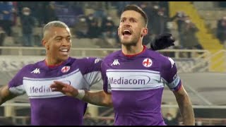 HIGHLIGHTS Fiorentina vs Genoa 60 Odriozola Bonaventura Biraghi 2 Vlahovic Torreira [upl. by Knapp]