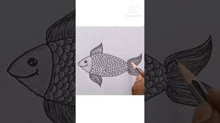 Fish drawing easy [upl. by Sorcha]