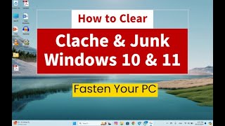 How to Clear Cache amp Junk in Windows 1011 [upl. by Schroer]