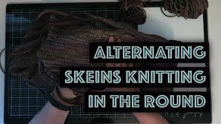 Magic method for alternating skeins in the round [upl. by Fedirko]