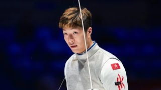 Edgar Cheung Ka Long successfully defended his Olympicss champion in Foil fencing and winner [upl. by Dulcine]