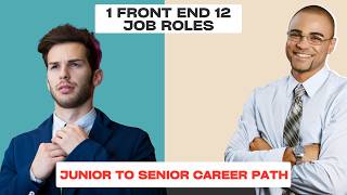 Career path in Front End Development 1 Front End Course 12 Jobs frontend trending jobroles [upl. by Olivie]