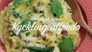 One pot kyckling Alfredo  se amp gör [upl. by Essined]