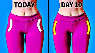 10 Days Get Rid of HIP DIPS  Hip Dip Workout [upl. by Alyek]