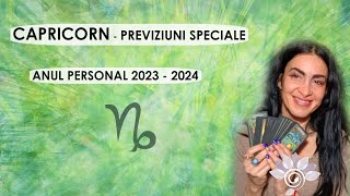 SPECIAL CAPRICORN  Anul personal  Previziuni 2023  2024 [upl. by Otreblada70]