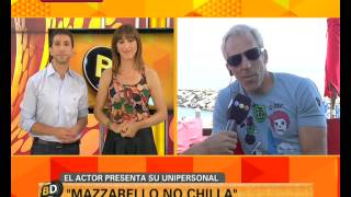 Marcelo Mazzarello presenta su unipersonal  Telefe Noticias [upl. by Raamal]