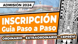 🎯 INSCRÍBETE al EXAMEN UNFV 2024  GUIA PASO A PASO  Admisión UNFV 2024 [upl. by Horatia]