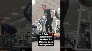 Best Back Workout Routine 5x5 Sets [upl. by Simonette]