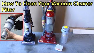 How To Clean Your Vacuum Cleaner Filter [upl. by Faso698]