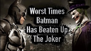 Batmans Most Brutal Takedowns Of The Joker [upl. by Iiette631]