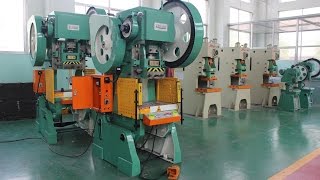 40T Mechanical Power Press Punch Press Machine Flywheel Press  KRRASS [upl. by Ettenyar]