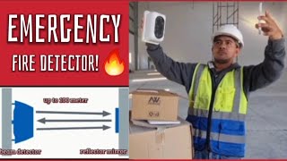 BEAM DETECTOR FOR EMERGENCY FIRE ALARM DETECTION FACTFIREKING [upl. by Nosiram]