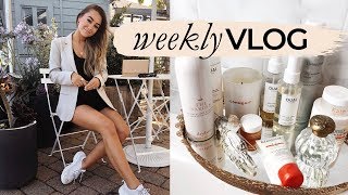 WEEKLY VLOG 4 Sephora Influencer Event Makeup Haul amp Healthy Salad Recipe [upl. by Artima]