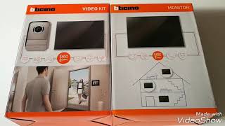 Kit videocitofono bticino  Unboxing [upl. by Anuska]