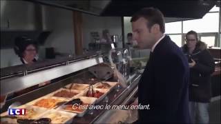 EMMANUEL MACRON VEUT UN CORDON BLEU DE MENU ENFANT [upl. by Aelaza]