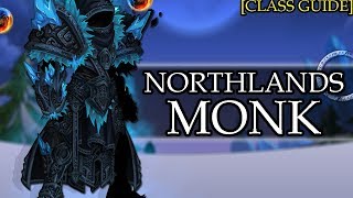 AQW  Northlands Monk Class Guide Enhancements Class Skills Combos Soloing Farming PvP [upl. by Stempson827]