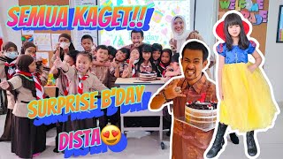 SURPRISE ULTAH DISTA DISEKOLAH SEMUA KAGET 😄 viralvideos [upl. by Neumeyer]