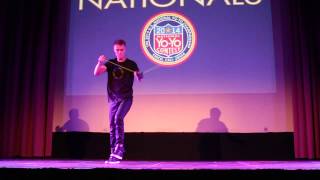 1A  2nd Place  Gentry Stein  2014 US National YoYo Contest [upl. by Tseng]