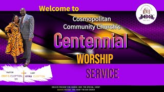 The Cosmo Encounter Centennial Worship with Guest Rev Reginald W Sharpe Jr [upl. by Jobie750]