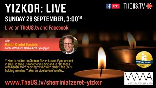 Yizkor Live  Shemini Atzeret [upl. by Blair613]