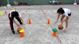 Educación Física Circuito Basquetbol 04 [upl. by Mcroberts]