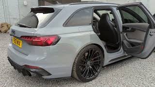 Audi RS4 Avant 29 TFSI V6 Carbon Black Tiptronic quattro Euro 6 ss 5dr [upl. by Eelegna]