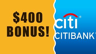 CitiBank offers promotion bonus for new checking and savings account  Citi Bank Account [upl. by Araldo]