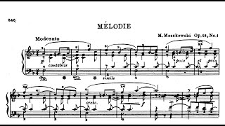 Moritz Moszkowski  Mélodie Op181 [upl. by Maurey]