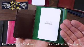 The Park Sloper Medium Wallet  Notebook  Pen [upl. by Aticilef]