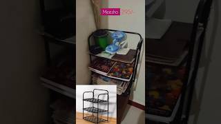 Meesho storage rack review 🤑 lifestyle productreview vlog products unboxing [upl. by Jemma]