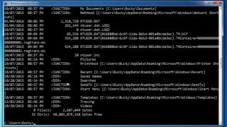 Windows Command Line Tutorial  2  Listing Files and Directories [upl. by Otrebilif]