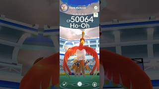 Pokemon go new gym raid ho oh in pokemon viral trending [upl. by Oiramal]