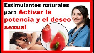 Estimulante sexual Natural casero  Jugo para Aumentar la potencia y el deseo Sexual 2021 [upl. by Laikeze]