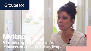 CES MÉTIERS ENGAGÉS  Mylène éducatrice spécialisée auprès denfants en situation de handicap [upl. by Trace345]