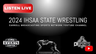 21624 Boys State Wrestling Broadcast for Friday Morning Class 2A [upl. by Aerona]