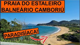 PRAIA DO ESTALEIRO EM BALNEÁRIO CAMBORIÚ TEM BANDEIRA AZUL CERTIFICAÇÃO INTERNACIONAL DE QUALIDADE [upl. by Nylloh995]