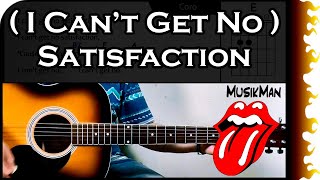 I CANT GET NO SATISFACTION  The Rolling Stones 👅  GUITAR Cover  MusikMan N°013 [upl. by Odysseus]