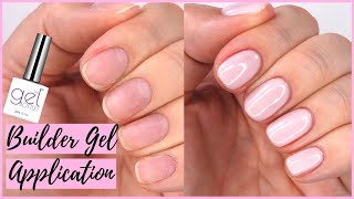 THE GEL BOTTLE INC BUILDER GEL ON NATURAL NAILS  WATCH ME WORK [upl. by Atnicaj]