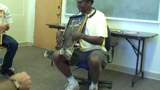 Washboard Chaz teaches washboard technique [upl. by Handal]