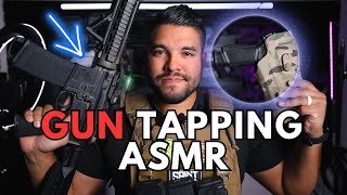 ASMR  Tactical Tapping Scratching and Cozy Gun Tapping Tactical ASMR [upl. by Yrrat]