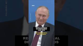 Niño pide apretón de manos de Putin para regalarle a su papá en su cumpleañosputin presidente [upl. by Iorgo]