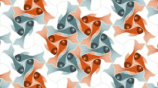 What is Tessellation  by M C Escher inspired Tessellation Art [upl. by Seravaj]