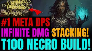 BEST ENDGAME Tier 100 Necromancer Build Infinite Corpse DMG  CD Resets [upl. by Moreta]