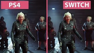 Wolfenstein 2 – PS4 vs Nintendo Switch Frame Rate Test amp Graphics Comparison Docked Mode [upl. by Okimat207]