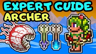 Beginner Archer and Bow Progression Guide Terraria Expert Mode Guided Tutorial 14 2024 [upl. by Cousin]