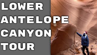 ANTELOPE CANYON LOWER HIKE [upl. by Namor]